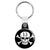 Lucky 13 Skull and Crossbones - Pirate Biker Flag Key Ring
