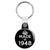 Made in 1948 - Keep Calm Birthday Year of Birth Key Ring