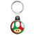 Super Mario Kart - Green and Red Mushroom Key Ring