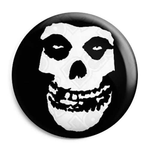 Misfits Skull Logo - Horror Punk Rock Band Pin Button Badge