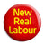 New Real Labour - Political Party Jeremy Corbyn Button Badge