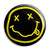 Nirvana Smiley - Kurt Cobain Grunge Button Badge