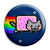 Nyan Pop Tart Cat - Internet Meme Geek Pin Button Badge