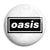 Oasis Bar Logo - Liam and Noel Gallagher Britpop Button Badge