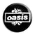 Oasis Splash Logo - Liam and Noel Gallagher Britpop Button Badge