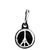 Pray for Paris Peace Sign - Eiffel Tower Logo Zipper Puller