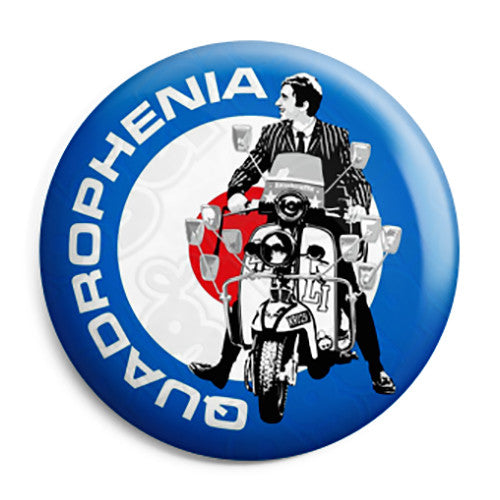 Quadrophenia Mod Target - The Who Film Button Badge