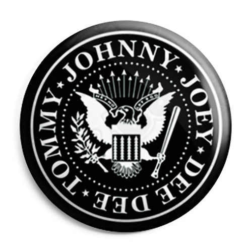 The Ramones - Crest - Button Badge