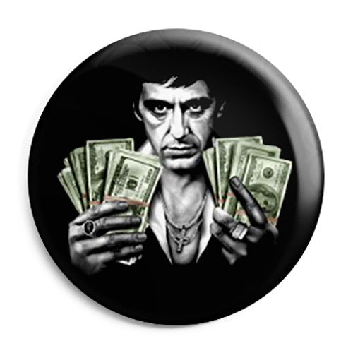 Scarface Film - Money Stash - Button Badge