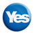 Yes - Scottish Referendum - Button Badge