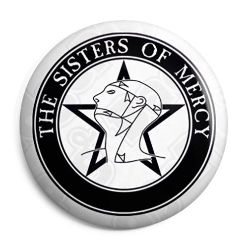 The Sisters of Mercy - Round Logo - Button Badge