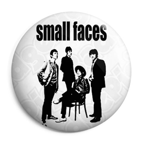 Small Faces Group Photo - 60's Mod Button Badge