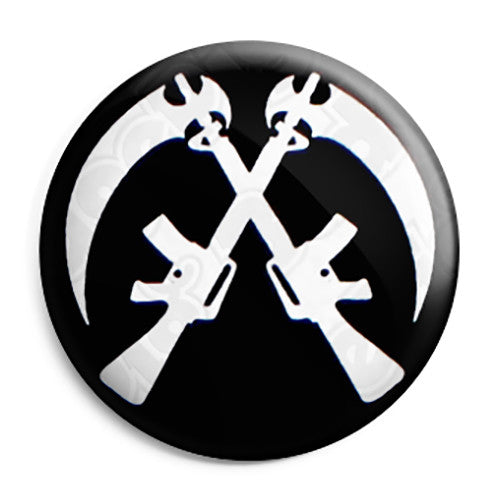 Sons of Anarchy - Reaper Crossed Guns Button Badge