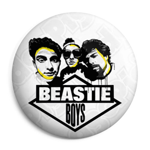 The Beastie Boys Logo - Def Jam Hip Hop Rap Button Badge