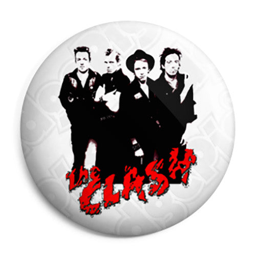 The Clash - Group Photo - Punk Button Badge