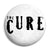 The Cure Band Logo - Goth and Emo Button Badge