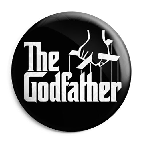 The Godfather - Film Movie Book Novel Logo Pin Button Badge
