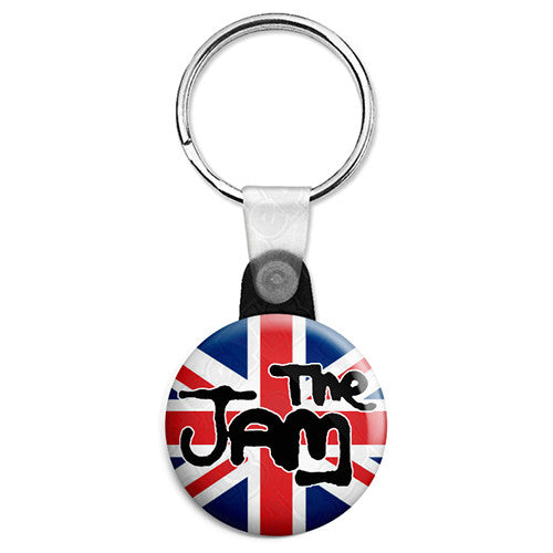 The Jam Key Rings The Jam Logo - Mod Button Badge, Fridge Magnet, Key Ring | BadgePig.co.uk