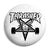 Thrasher - Skate Goat 666 Pentagram Skateboard Button Badge