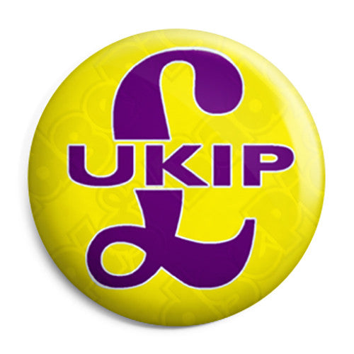 UKIP Logo - Farage Political Button Badge