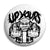 The Finger - Up Yours - Offensive Button Badge
