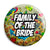 Family of the Bride - Tattoo Theme Wedding Pin Button Badge