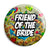Friend of the Bride - Tattoo Theme Wedding Pin Button Badge