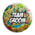 Team Groom - Tattoo Theme Wedding Pin Button Badge