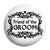 Friend of the Groom - Classic Marriage Button Badge