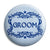 Groom - Classic Marriage Button Badge