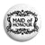 Maid of Honour - Classic Marriage Button Badge