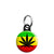 Weed Leaf Rasta Flag - Cannabis Mini Keyring