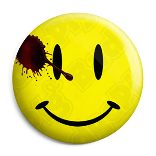The Comedian Watchmen Blood Smiley - Button Badge