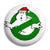 Ghostbusters Xmas Logo - Christmas Film Movie Button Badge