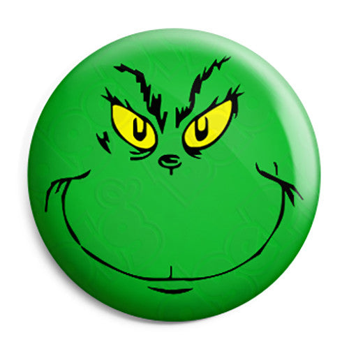 The Grinch That Stole Christmas - Dr Seuss Xmas Button Badge