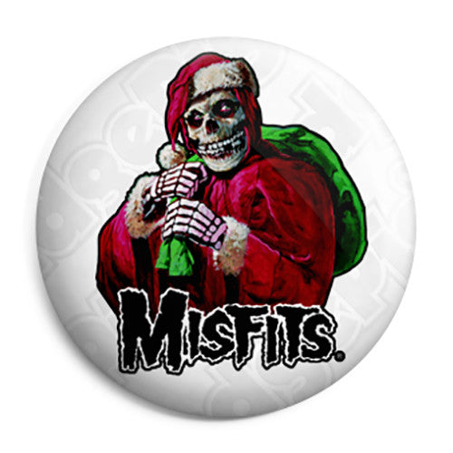Misfits Horror Punk Badge - Xmas Santa Claus Button Badge